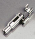 30762 Gabelkopf M3 ALU mit Sicherung 2 Stück
